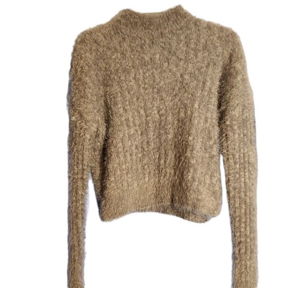 Candies Sweater Fluffy Gray Womens Size Medium - Picture 2 of 10